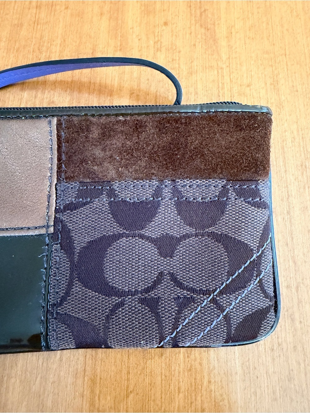 COACH Patchwork Wristlet - Picture 3 of 12